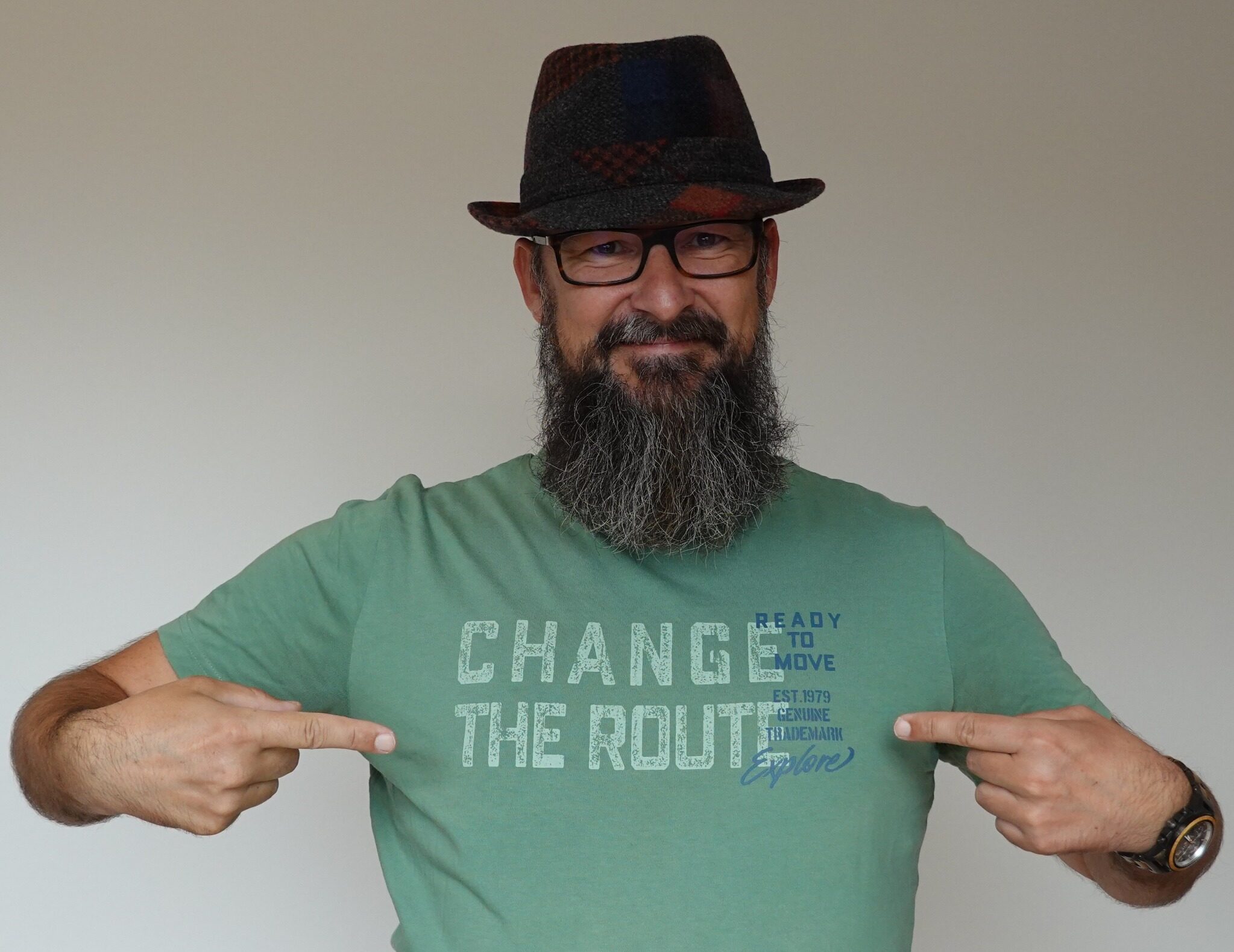 Der Aufdruck ist Programm: Ready to move. CHANGE THE ROUTE.