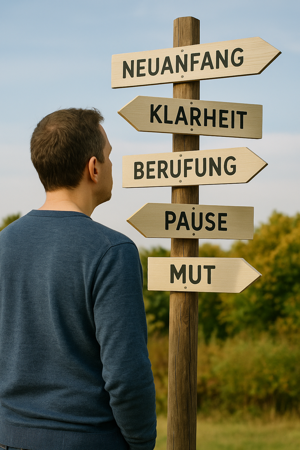 Persönlichkeitsentwicklung: Neuanfang, Klarheit, Berufung, Pause, Mut
